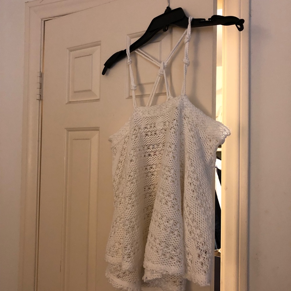 Free people knit trapeze beach top